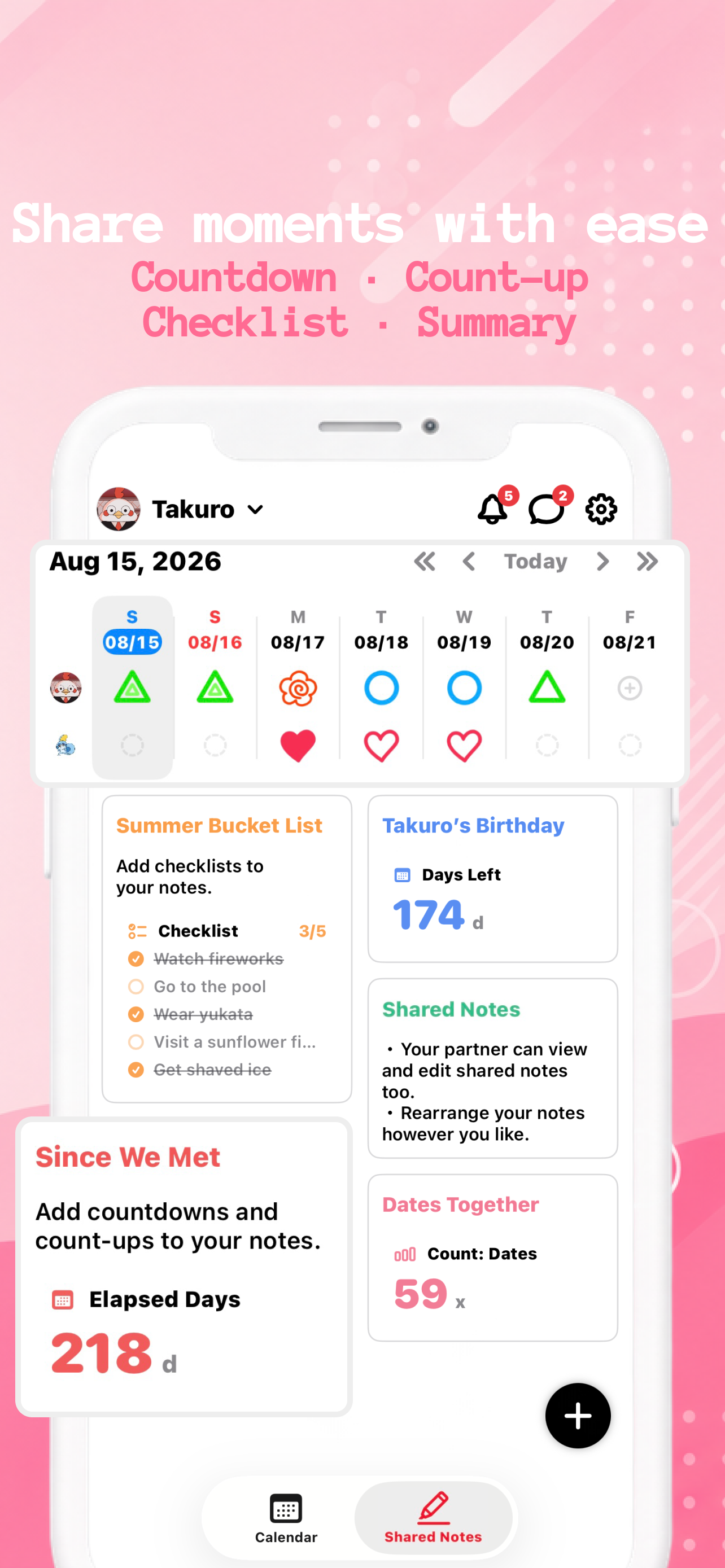 Koibito Calendar screenshot 3