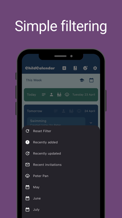 ChildCalendar Screenshot