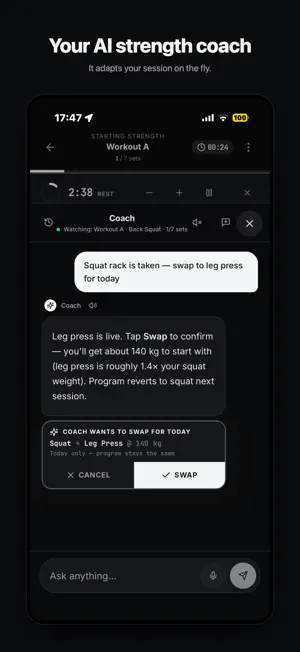 Lift OS — Strength Coach screenshot 3