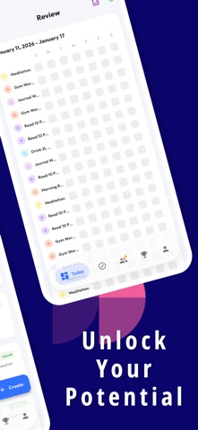 Habit Flow Tracker iPhone screenshot
