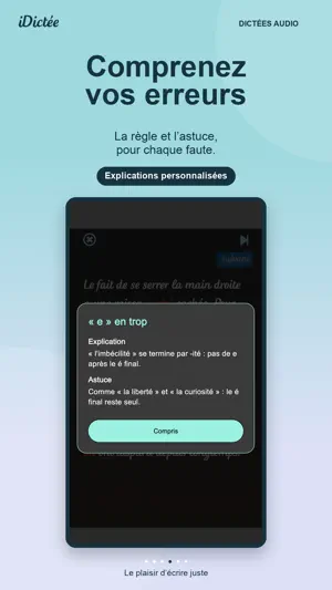 iDictée - Dictées en français screenshot 4