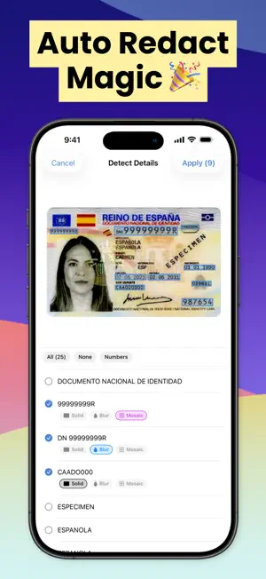 CoverID Redact: Privacy First screenshot 1