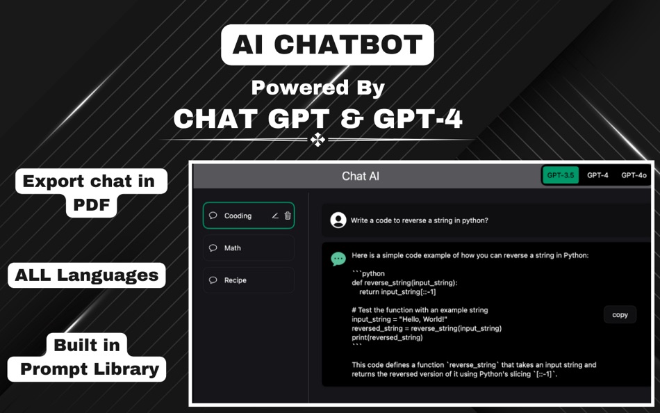 #1. Chatbot: Ask Open Chat AI Bot (macOS) 게시자: MUHAMMAD HAAD MAHMOOD