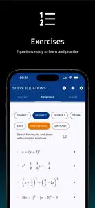 Solve the equations screenshot #5 for iPhone