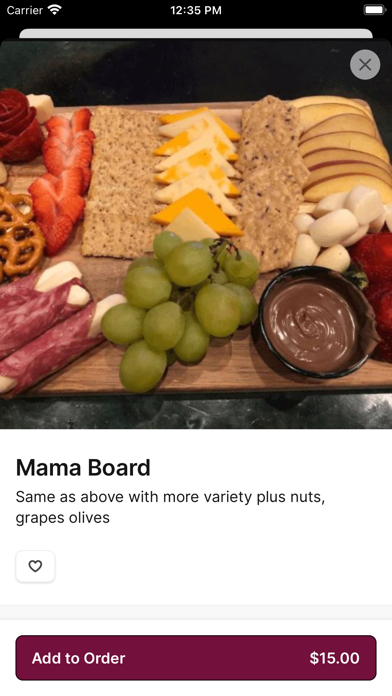 Bourbon Street Pizza & Wine iPhone screenshot 3 - Food & Drink app