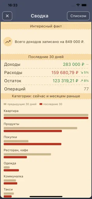 Умный бюджет: учёт расходов screenshot 3