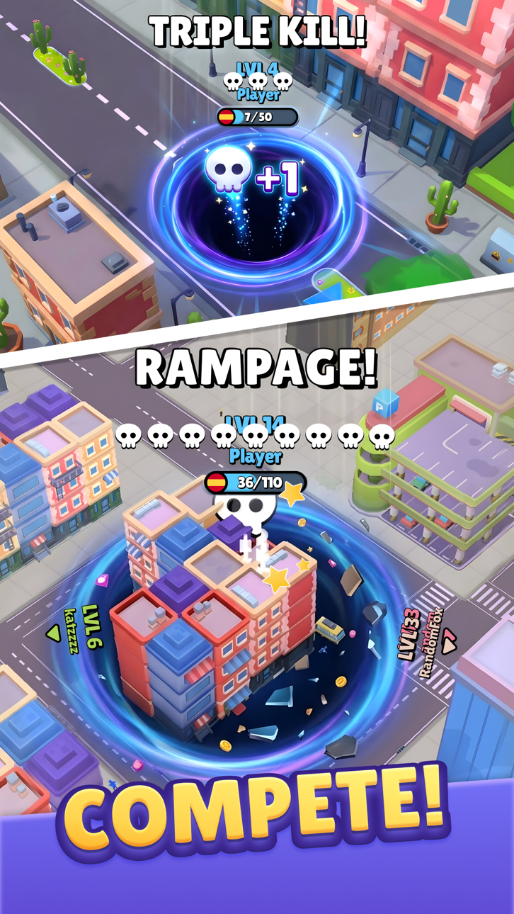 [VIP] Hole.io OP TestKit screenshot 7 - iOS game interface