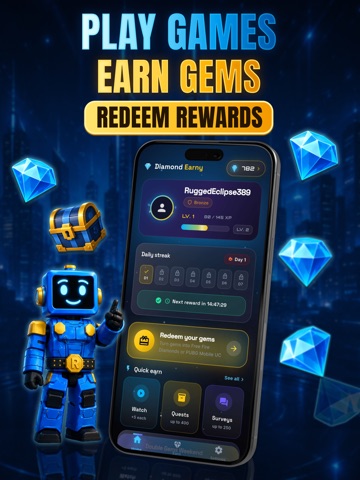 Diamond Earny iPad screenshot