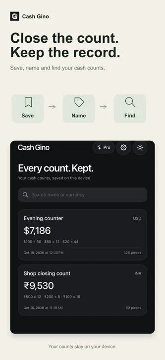Cash Gino: Cash Counting screenshot 5