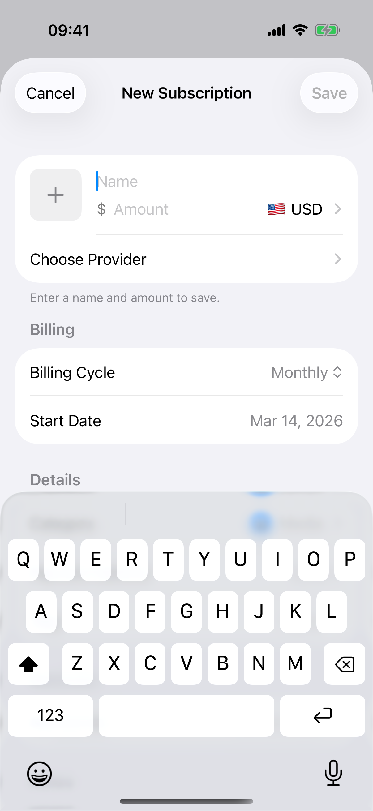 Trackurr: Subscription Tracker