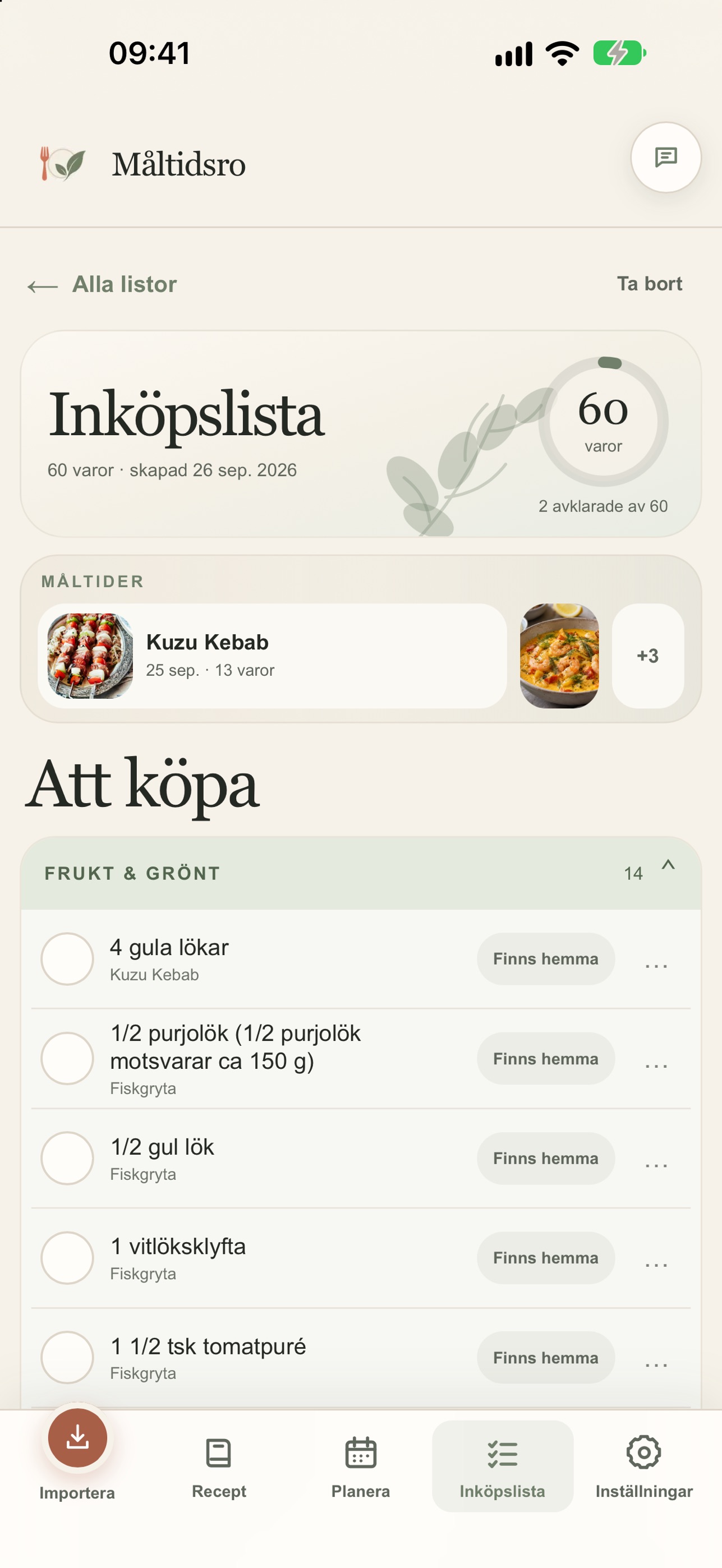 Screenshot 3 of Måltidsro