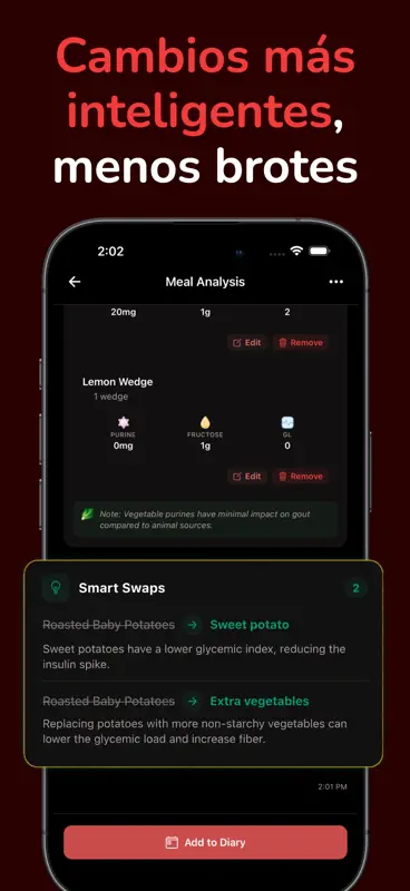 Gota: Brote y Dieta - Urica screenshot 6 of 7