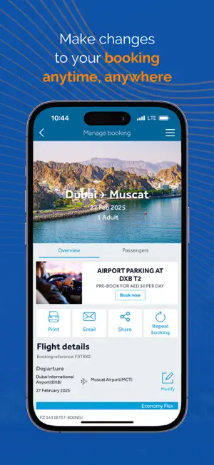 flydubai screenshot 2