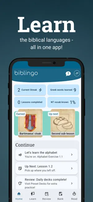 Biblical Languages - Biblingo screenshot 1