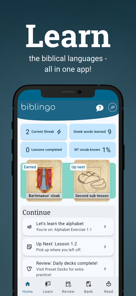 Biblingo screenshot 1
