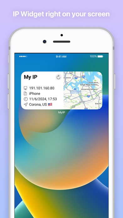 My IP: Widget & Geo Screenshot