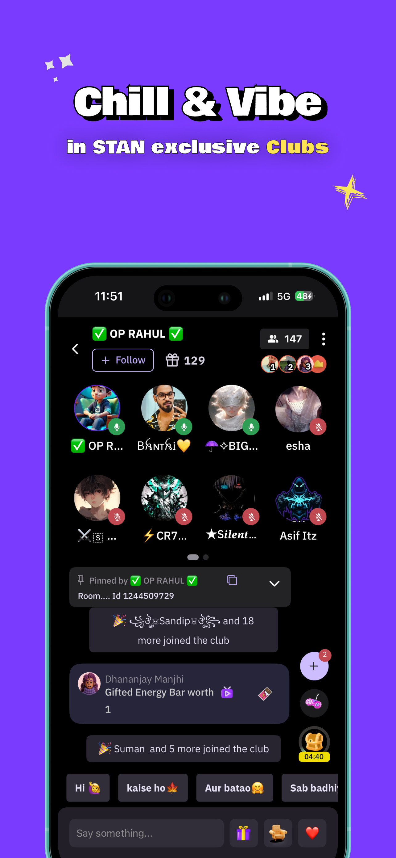 STAN - Connect, Chat, Belong