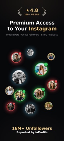 inProfile: Unfollower Reports screenshot