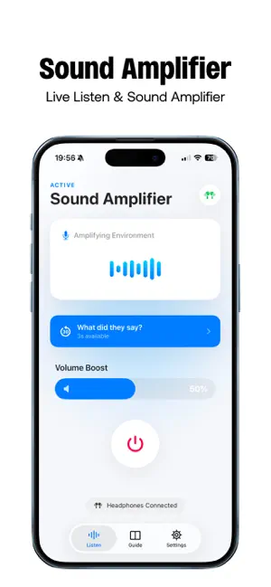 Sound Amplifier: Hear Boost screenshot 1