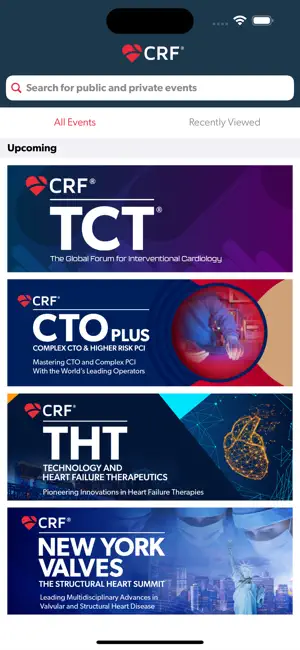 CRF Events screenshot 2