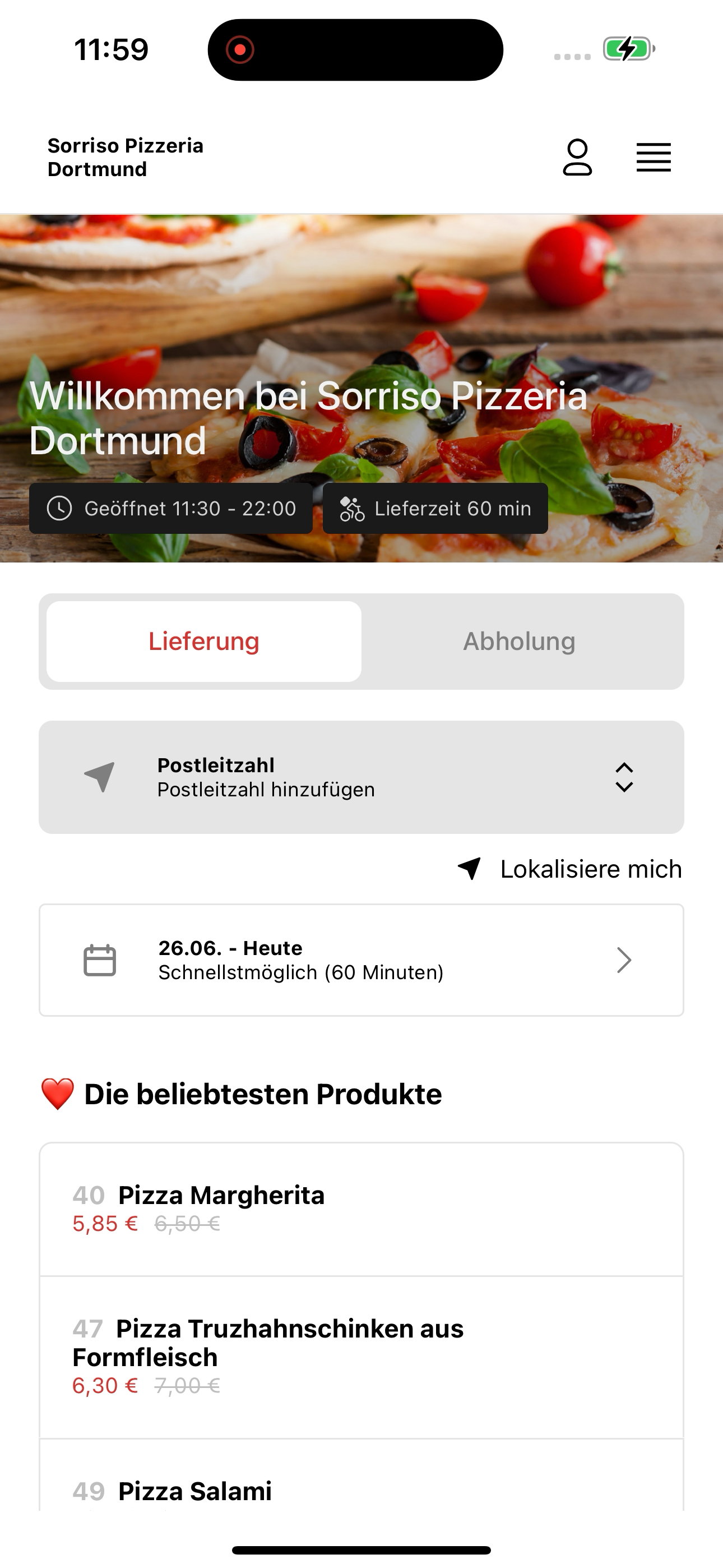 Sorriso Pizzeria Dortmund screenshot 6