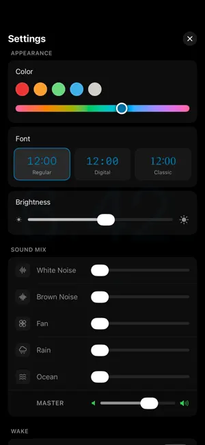 SleepSoundWake screenshot 1