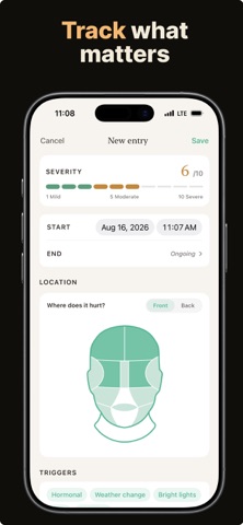 SereneHead: Migraine Tracker Screenshot 7 of 7