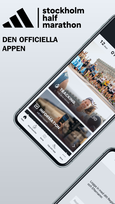 adidas Stockholm Halvmaraton iPhone screenshot 1