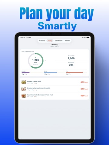 CaloCalc - Calorie Calculator iPad screenshot