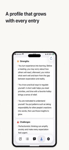 Yorishiro: AI CBT Journal iPhone screenshot