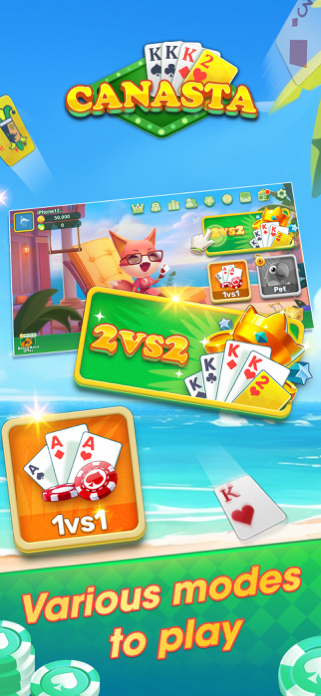 Canasta ZingPlay: Cards Screenshot 3 of 7