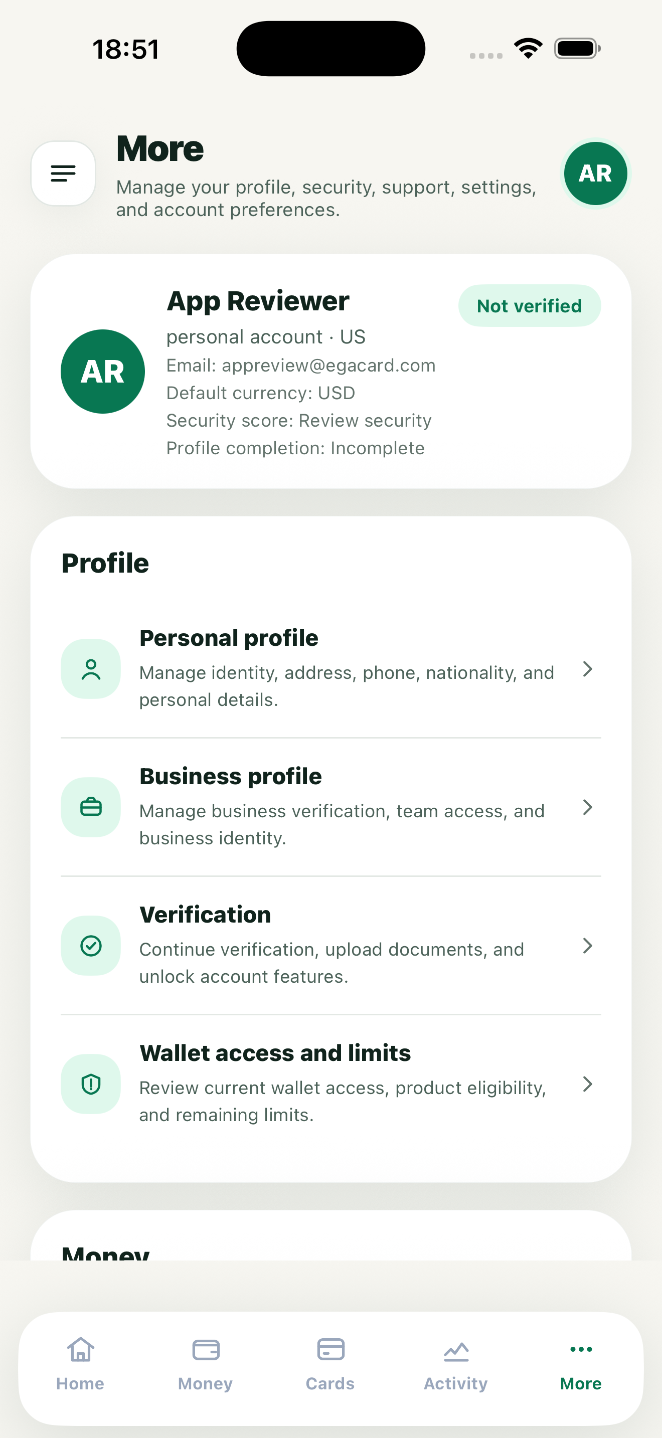 EgaCard screenshot 5