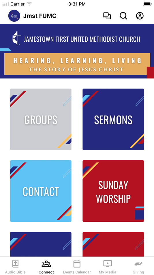 #1. Jamestown First UMC (iOS) By: Jamestown First United Methodist Church