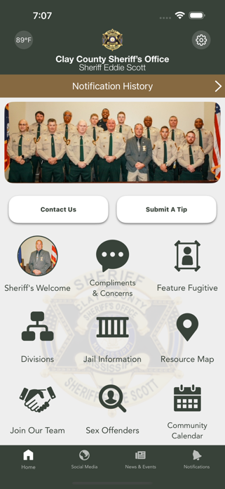 Clay County MS Sheriff Screenshot 1 of 3