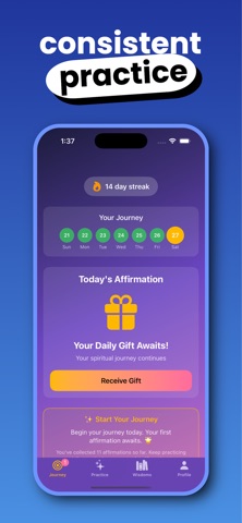 Mantras: Daily Affirmations iPhone screenshot