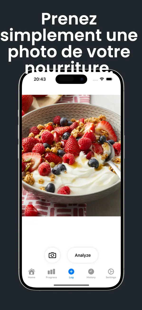 Screenshot #3 pour AI Food Calorie Tracker