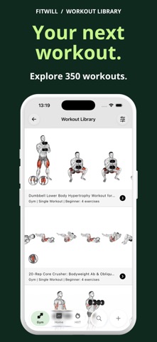 Fitwill: Workout Log & Planner Screenshot 5 of 8