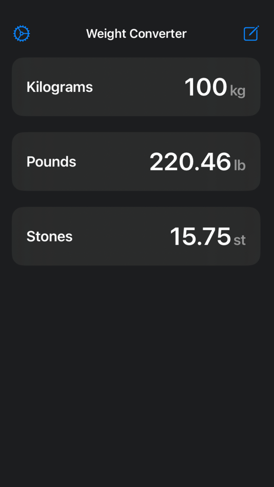 #1. Weights Converter (iOS) 由: Matthew Davis