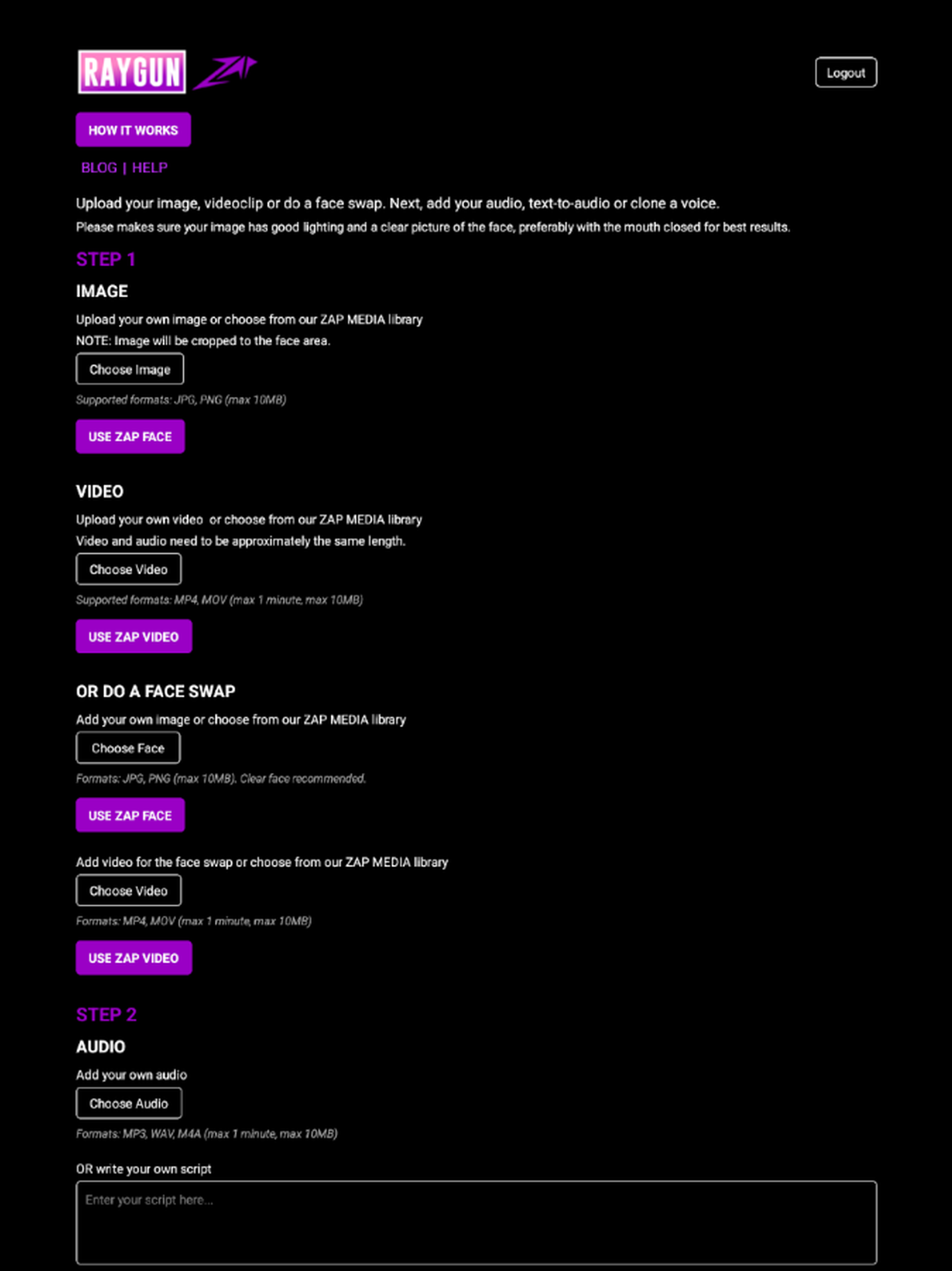 RAYGUN ZAP screenshot 6