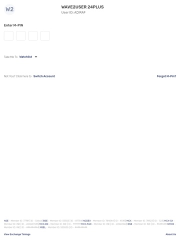 Wallfort Trading App iPad screenshot