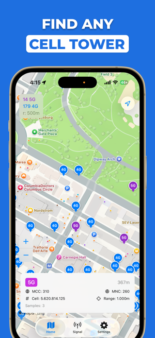 Cell Tower Locator - Find 5G Screenshot 1 of 4