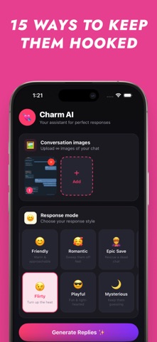 Charm AI：约会恋爱消息助手 screenshot