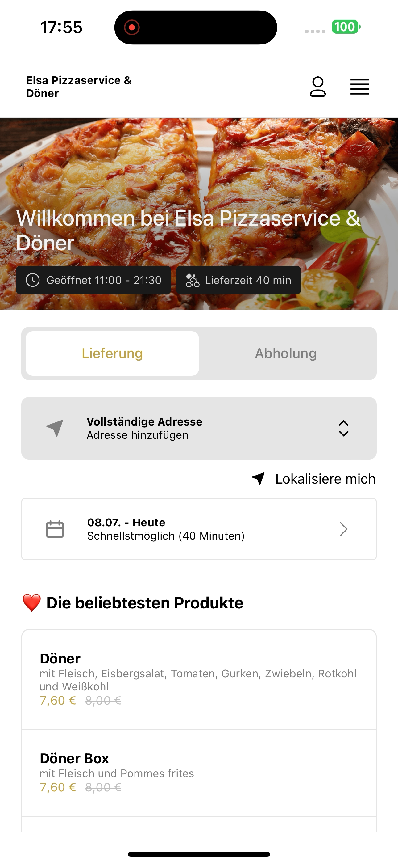 Elsa Pizzaservice & Döner screenshot 5