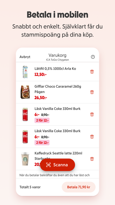 ICA ToGo - obemannad butik iPhone screenshot 6 - Food & Drink app