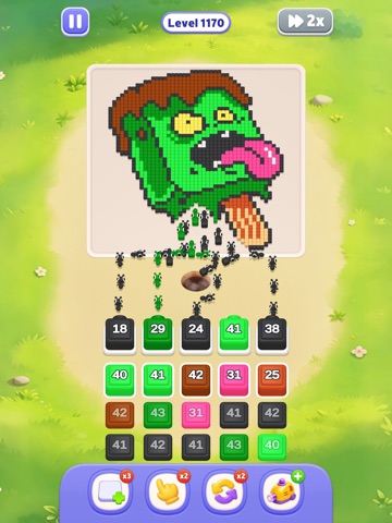 Pixel Ants - Swarm Hunt iPad screenshot