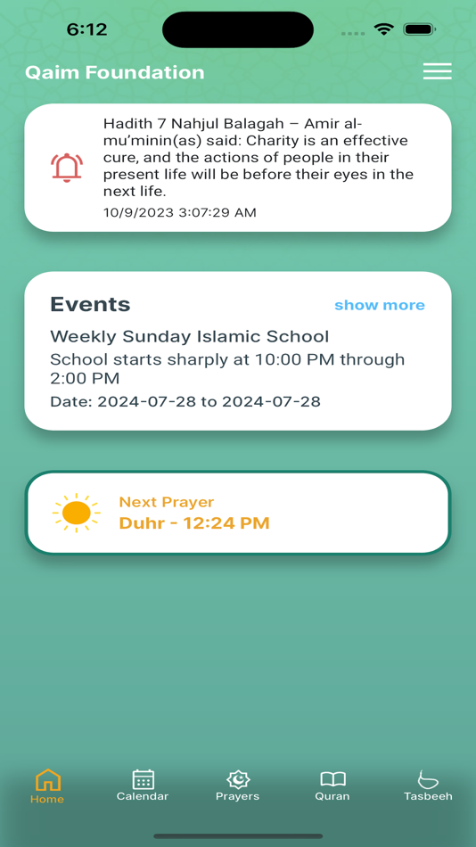 #1. Qaim Foundation (iOS) 由: Qaim Foundation Australia Ltd