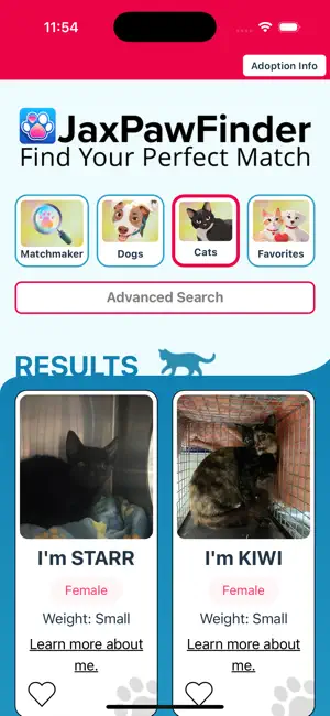 JAXPawFinder screenshot 2