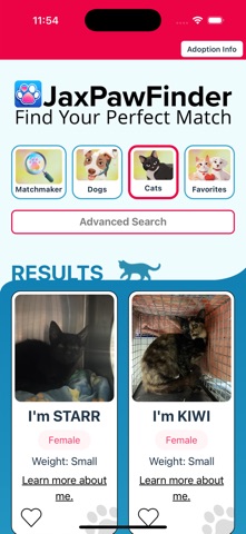 JAXPawFinder Screenshot 2 of 3