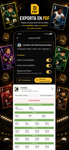 Cromofy – Checklist Cromos Screenshot 4 of 7