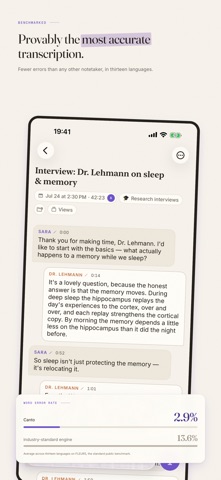 Canto: Record & Transcribe iPhone screenshot
